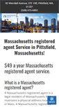 Mobile Screenshot of massachusettsregisteredagent.com